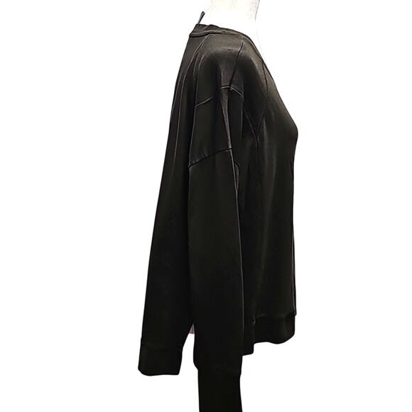 Sweaty Betty London After Class Long Line Round Neck Sweatshirt Woman's Size L - Picture 2 of 12